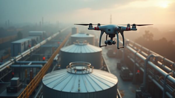 Assurer la sécurité grâce à l'inspection technique drone